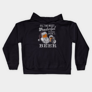 It's The Most Wonderful Time For A Beer Kids Hoodie